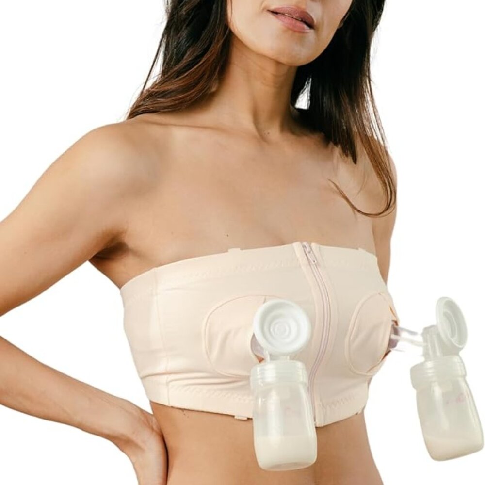 Simple Wishes Hands-Free Breastpump Bra, Pink